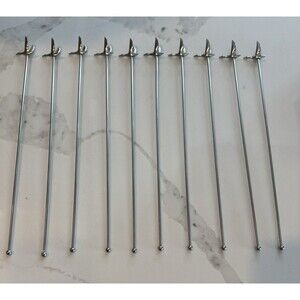 Grey Goose Vodka Metal Stirrer/Swizzle Sticks 11.5” Cocktail Bar Deco Mid Mod 10